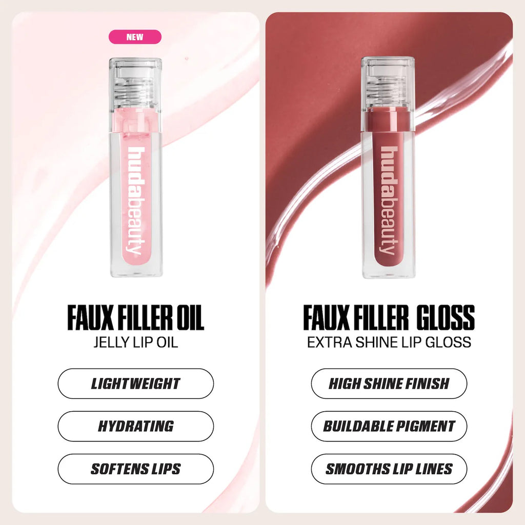 Huda Beauty - Faux Filler Jelly Lip Oil