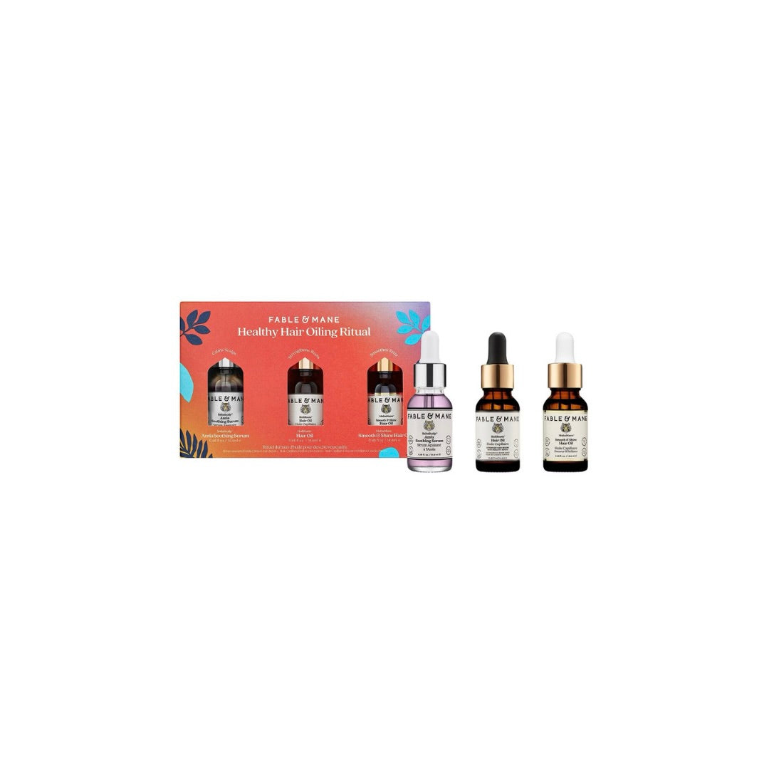Fable & Mane - Healthy Hair Oiling Set
