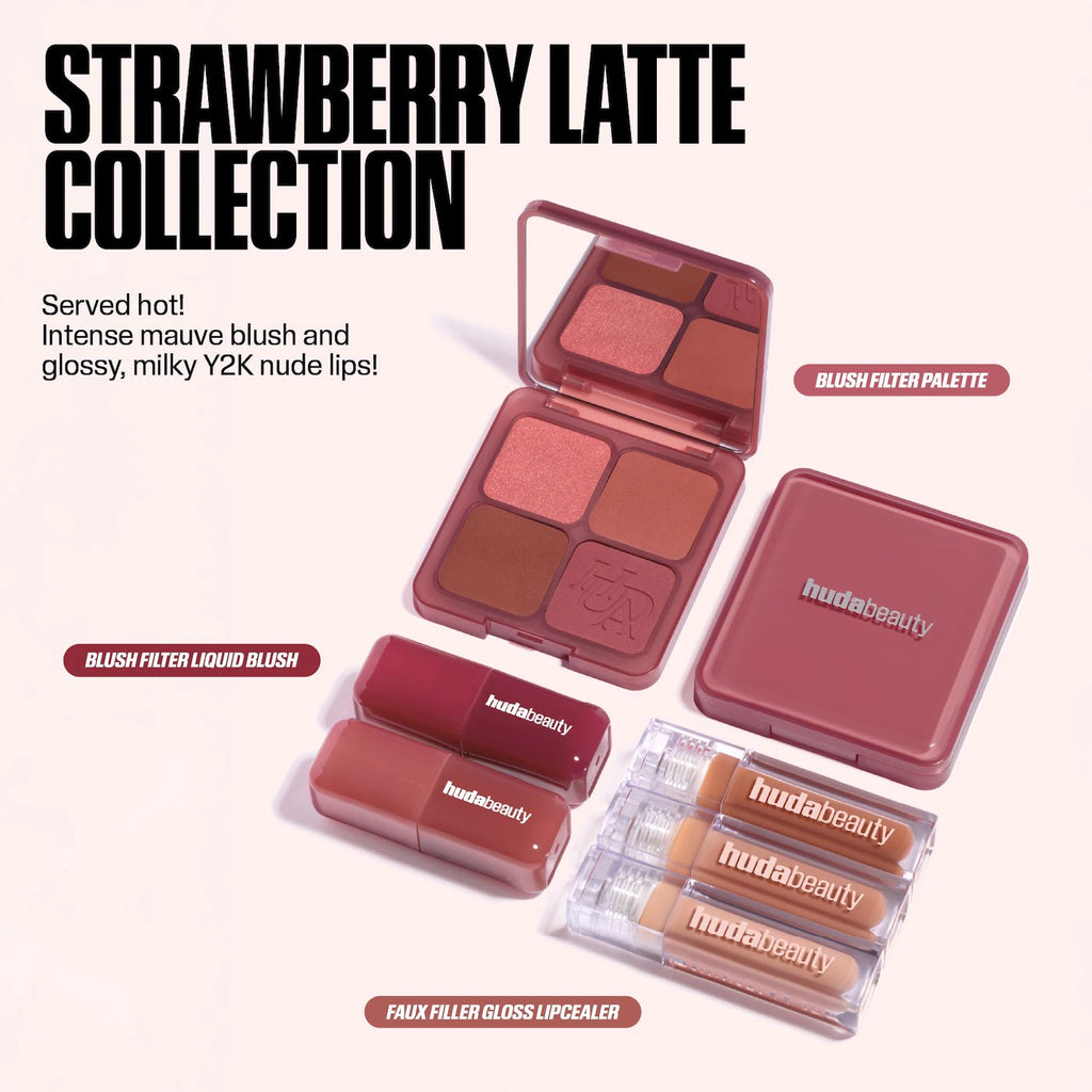 Huda Beauty - Strawberry Latte Blush Palette