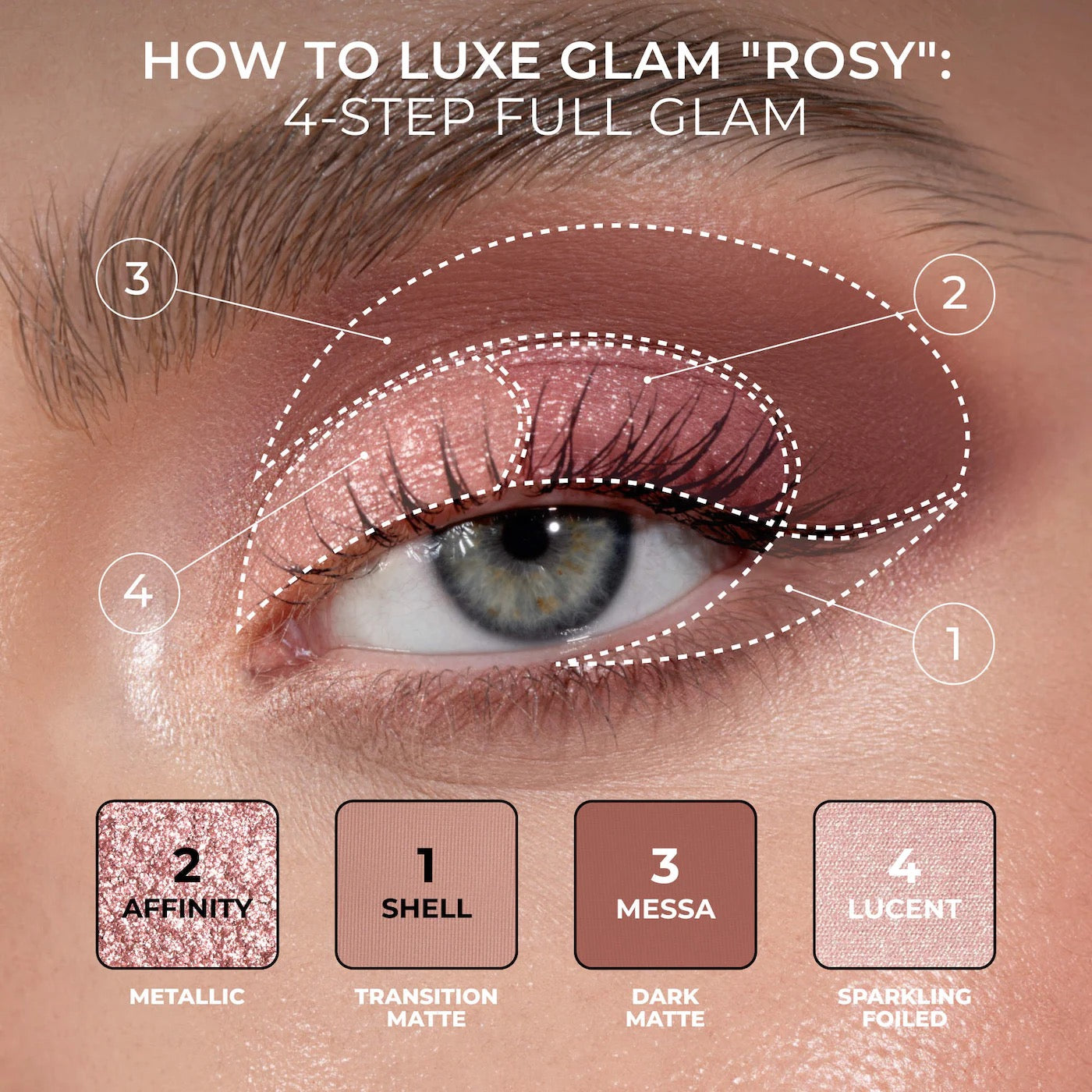 Natasha Denona - Rosy Quad Eyeshadow Palette