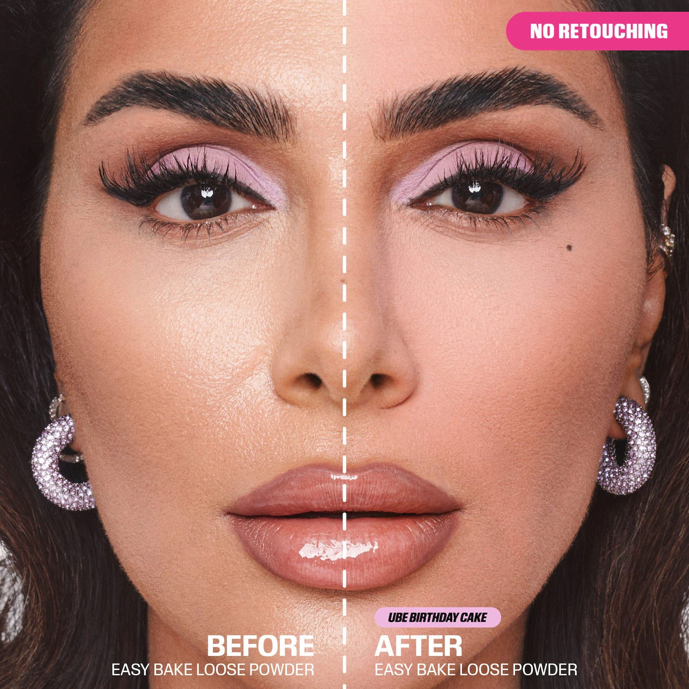 Huda Beauty Easy Bake Loose Powder - Ube Birthday Cake