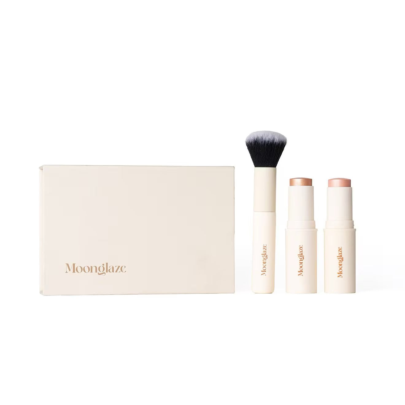 Moonglaze - Full Set Highlighter Duo & Brush