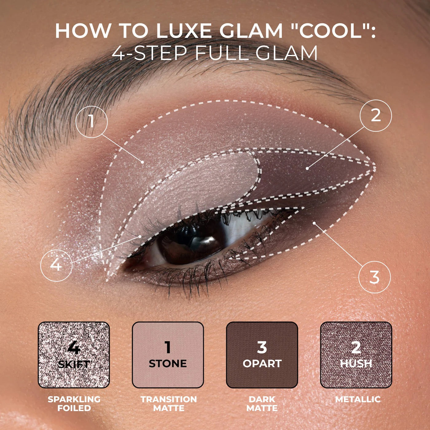 Natasha Denona - Cool Quad Eyeshadow Palette