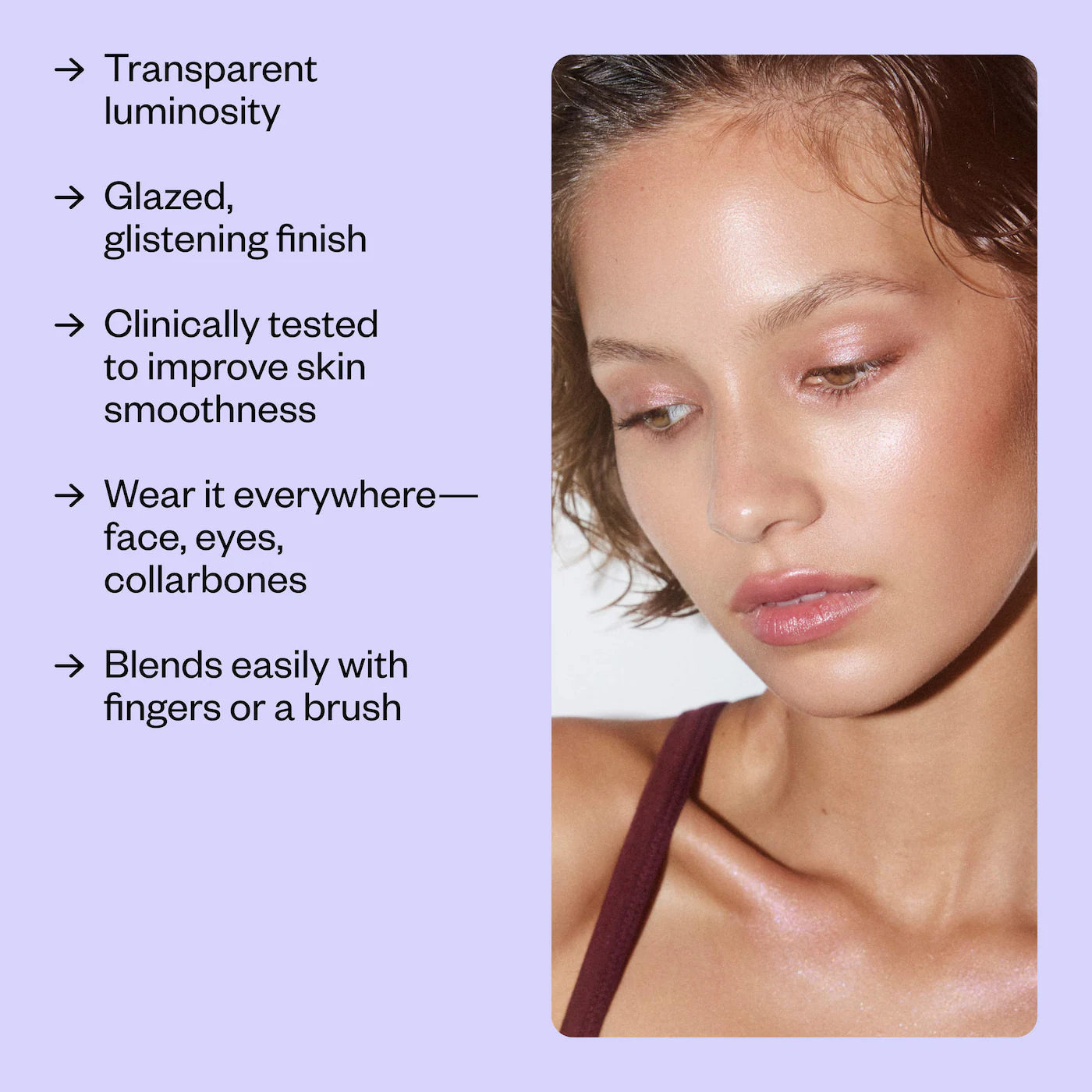 Kosas Glisten Highlighter Powder - Opaline