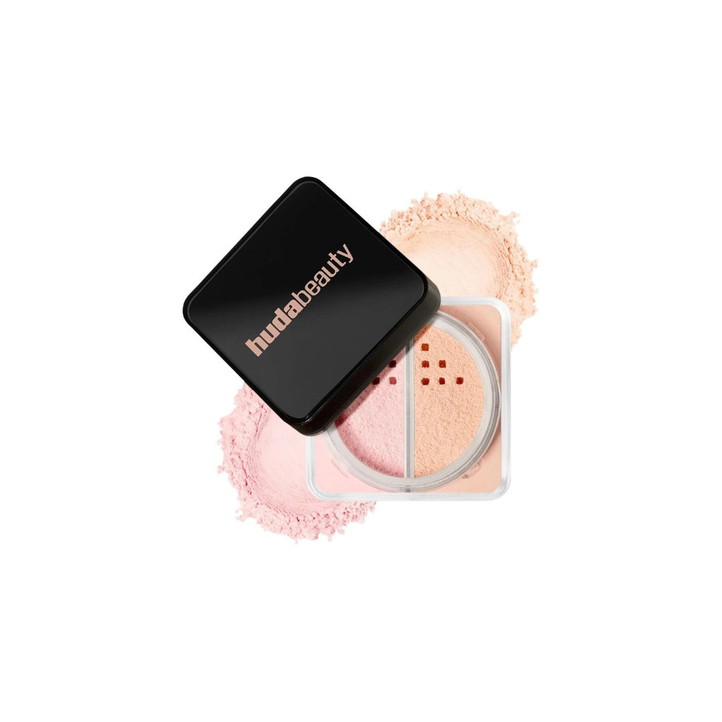 Huda Beauty Duo Easy Bake Loose Powder - Cherry Peach