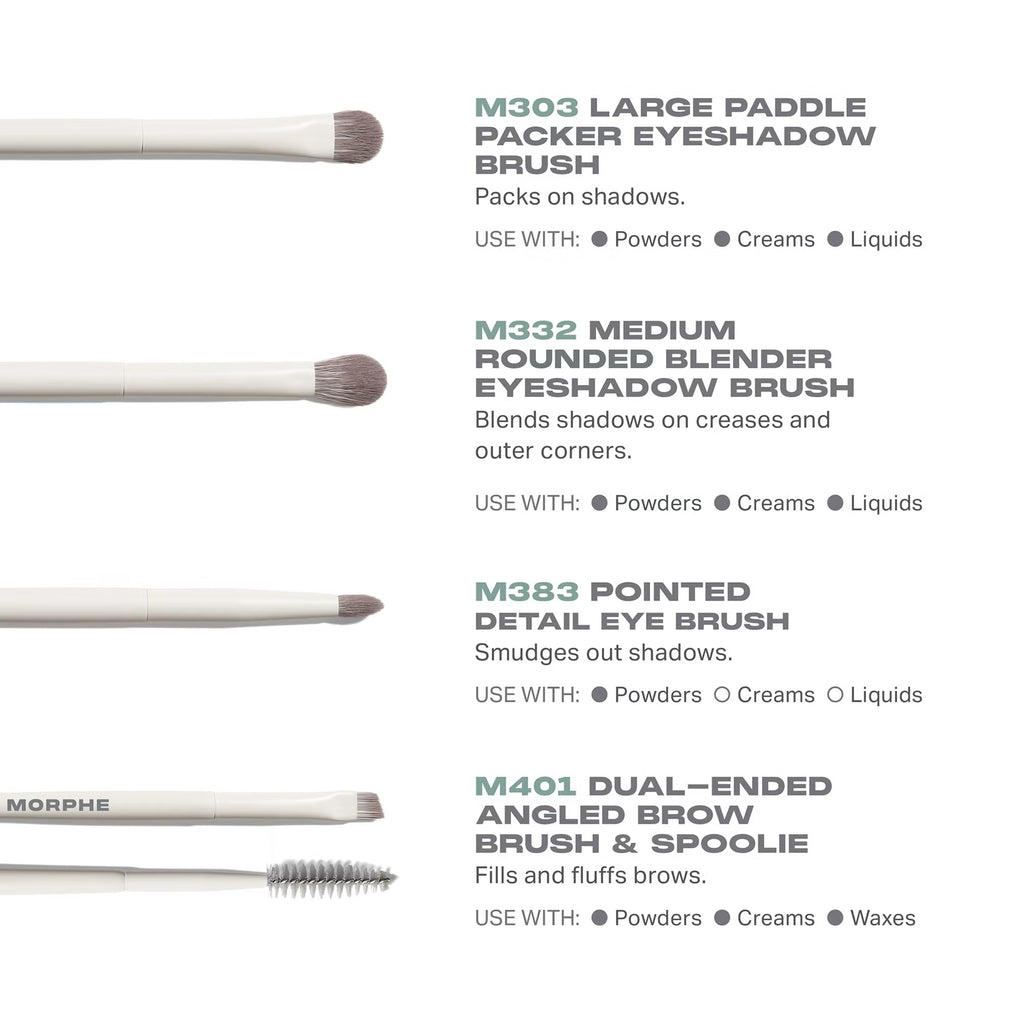Morphe - 8 piece Brush Set