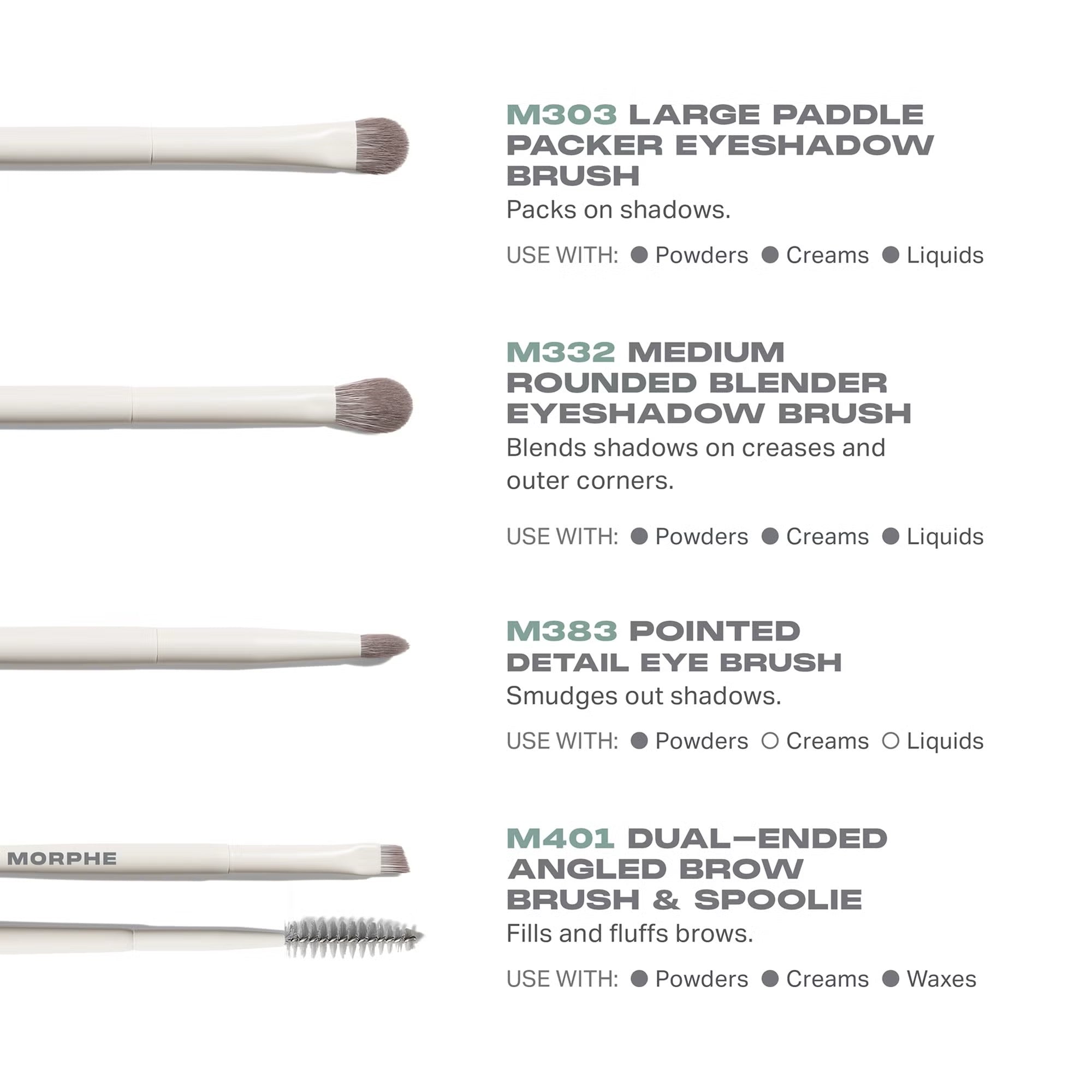 Morphe - 8 piece Brush Set