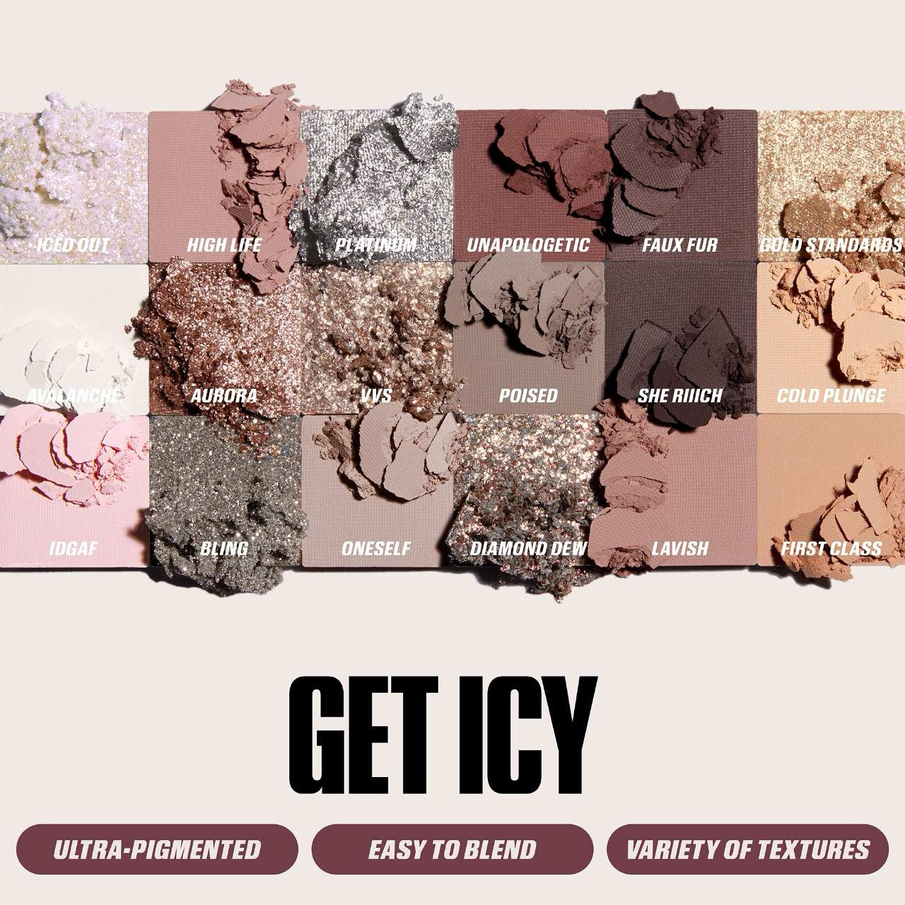 Huda Beauty - Icy Eyeshadow Palette