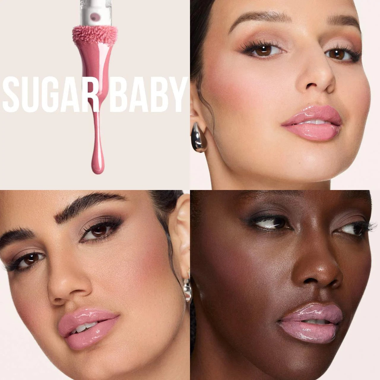 Huda Beauty Faux Filler Lip Gloss - Sugar Baby