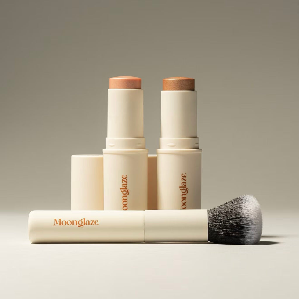 Moonglaze - Full Set Highlighter Duo & Brush