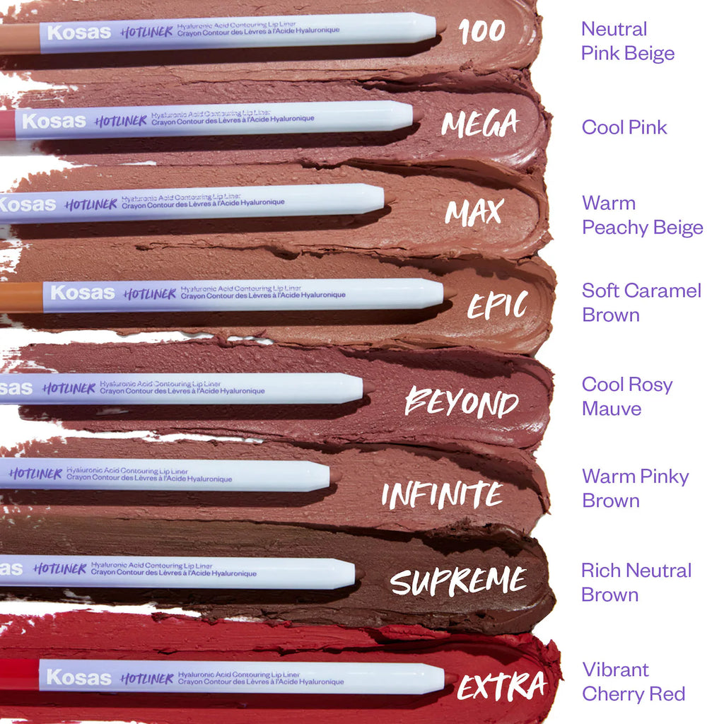 Kosas Hyaluronic Acid Lip Liner - Soft Caramel Brown