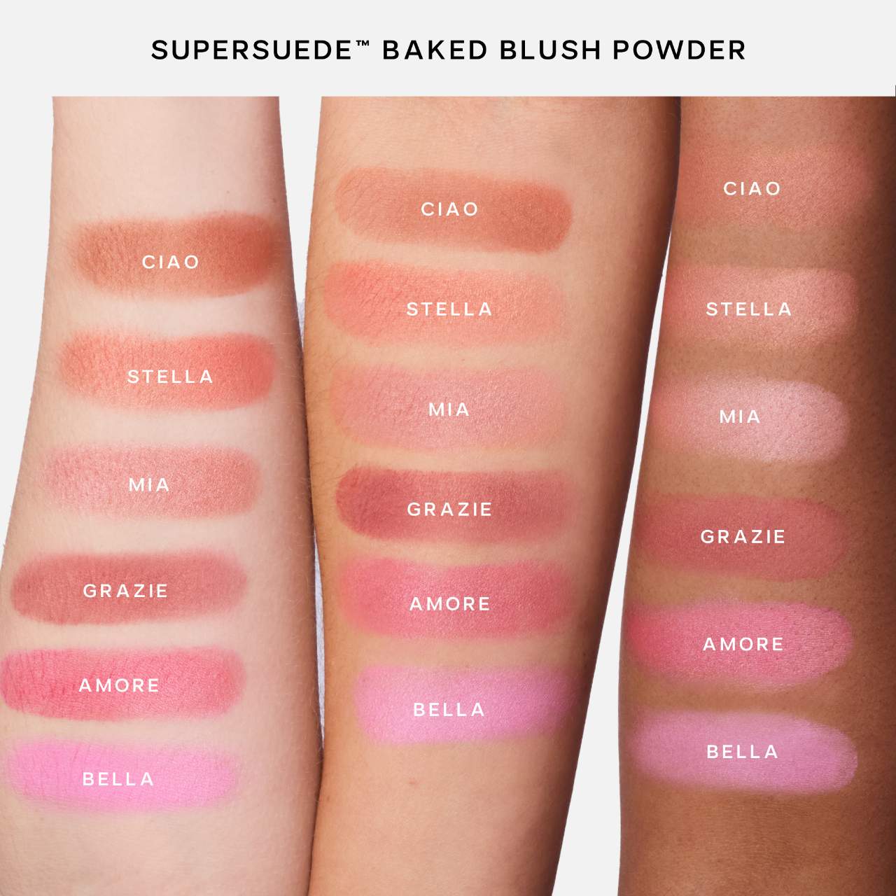 Saie SuperSuede Powder Blush - Bella