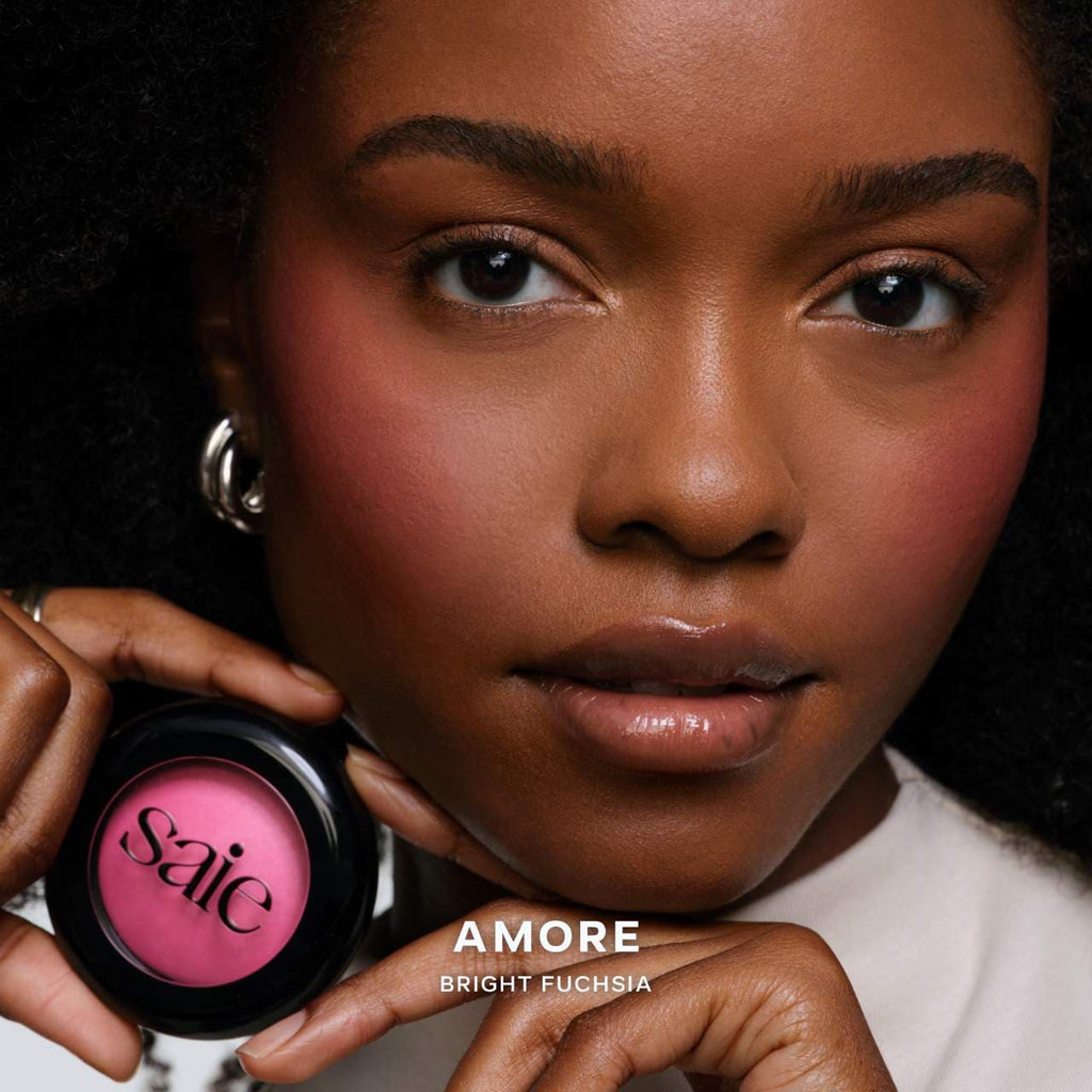 Saie SuperSuede Powder Blush - Amore